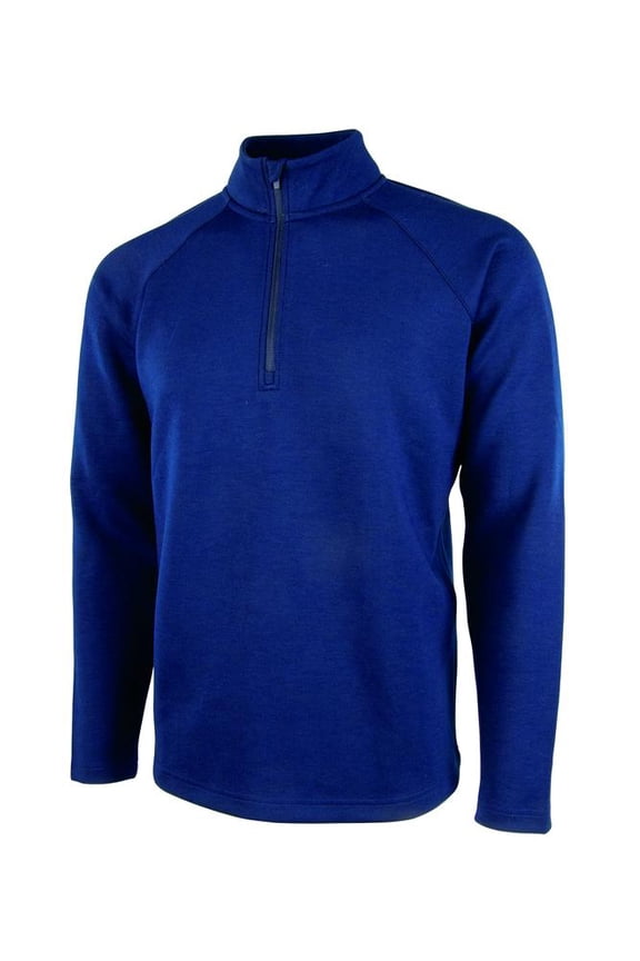 Apparel 9057 Men's Seaport Quarter Zip-Navy-XS