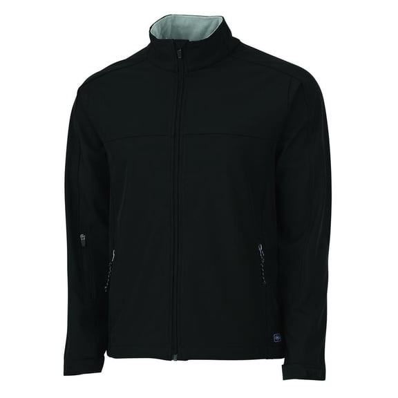 Charles River Apparel 9718 Men's Classic Soft Shell Jacket-Black/Vapor Grey-M
