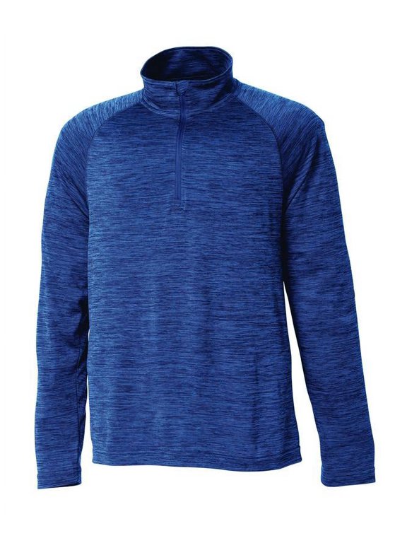 Apparel 9763 Men's Space Dye Performance Pullover-Navy-5XL