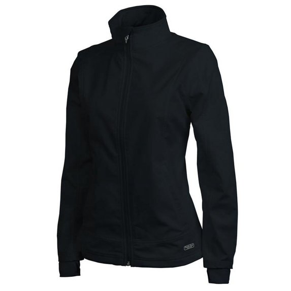 Charles River Apparel 5317 Women's Axis Soft Shell Jacket-Black-3XL