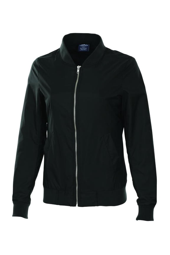 Apparel 5824 Women's Boston Flight Jacket-Black-XXL