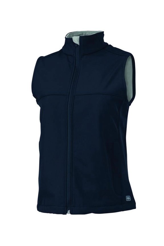 Apparel 5819 Women's Classic Soft Shell Vest-Navy-S
