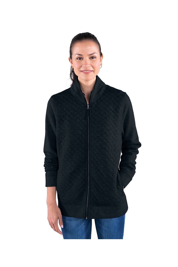 Apparel 5371 Women's Franconia Quilted Jacket-Black-XS