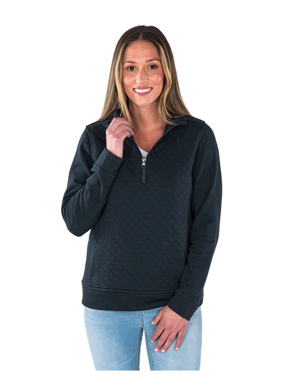 Apparel 5368 Women's Franconia Quilted Pullover-Navy-3XL