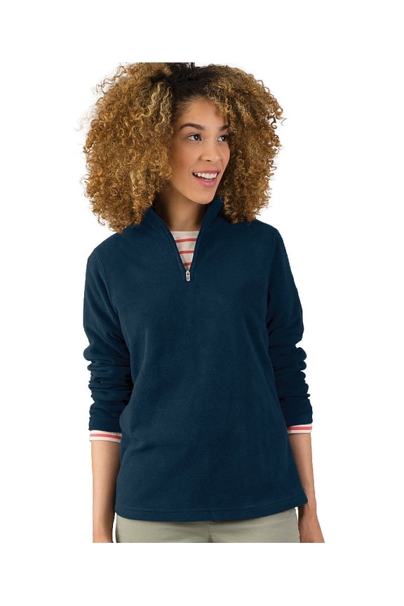 Apparel 5870 Women's Freeport Microfleece Pullover-Navy-XS
