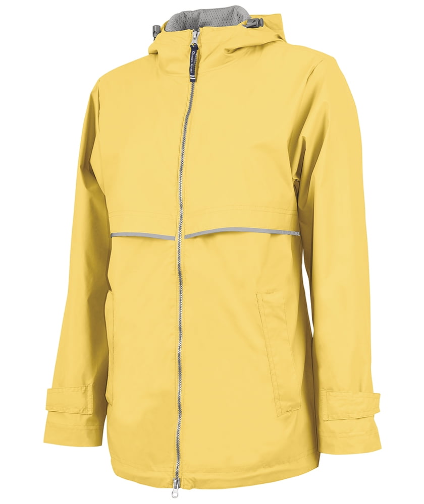 Charles River Women's New Englander Rain Jacket in Buttercup