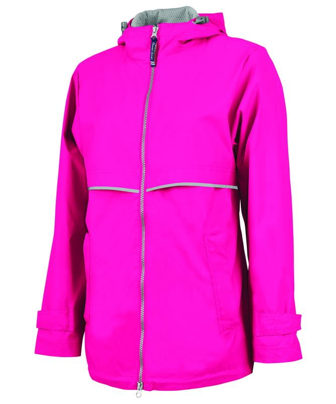 Charles River Women's New Englander Rain Jacket in Buttercup