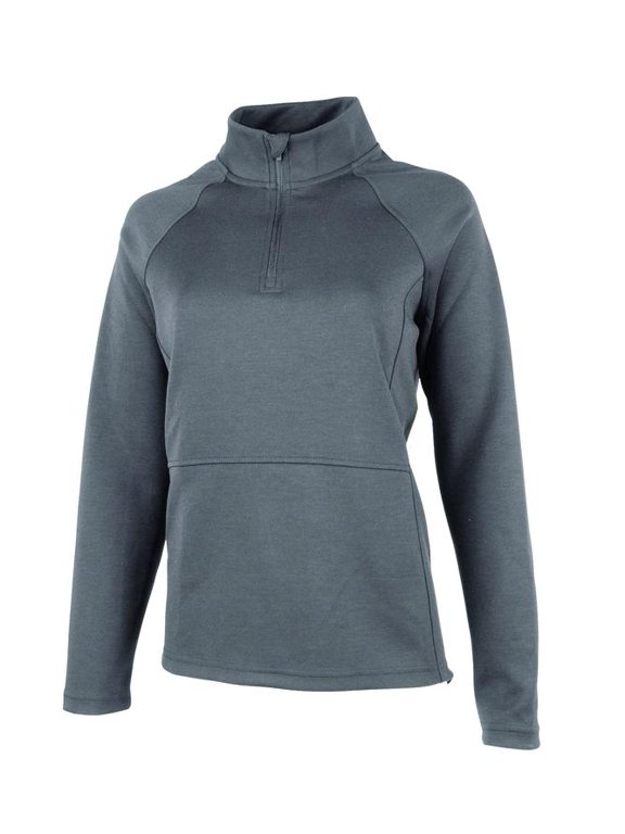 Apparel 5057 Women's Seaport Quarter Zip-Grey-XXL