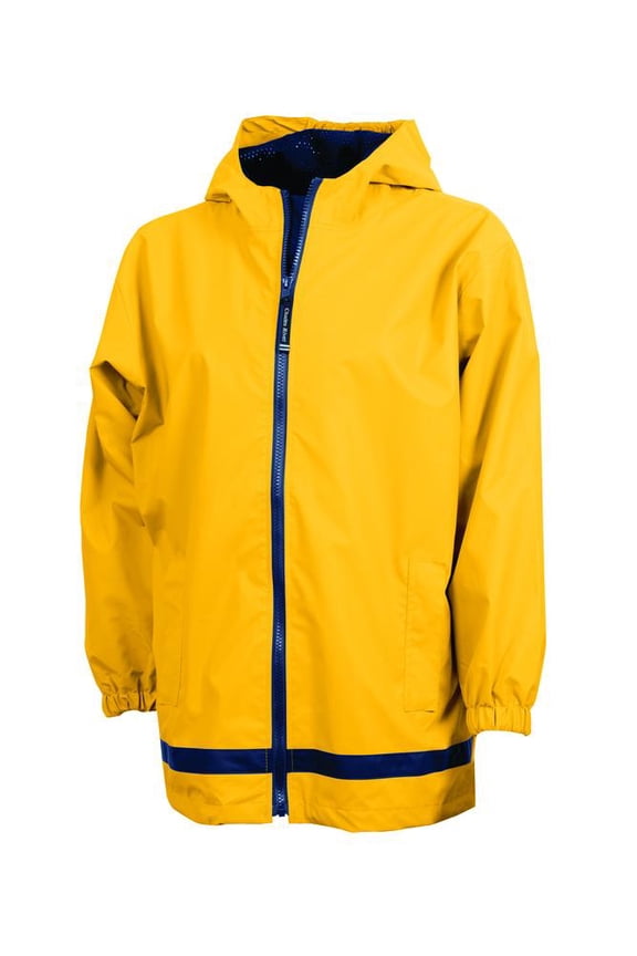 Apparel 8099 Youth New Englander Rain Jacket-Yellow-L