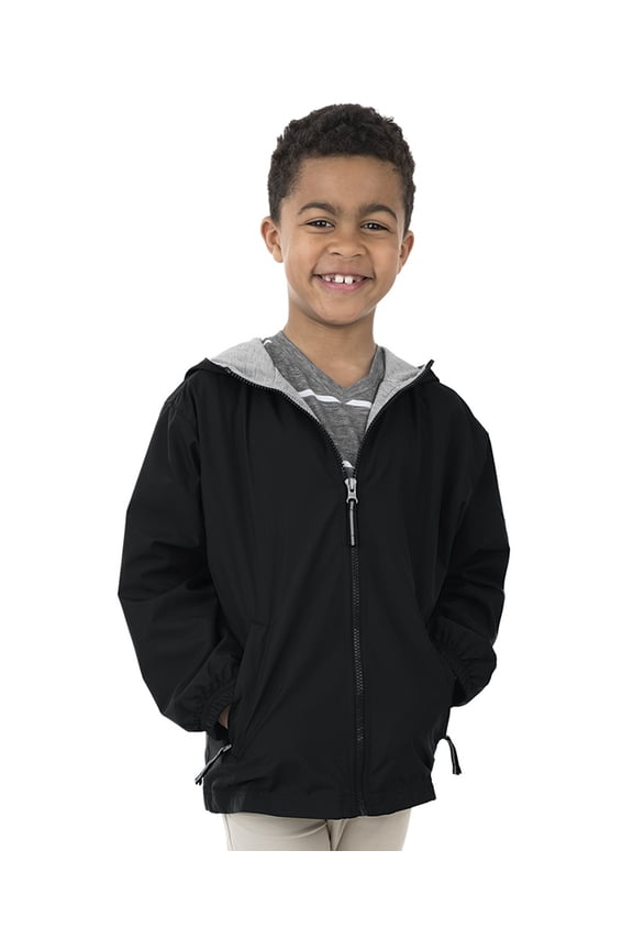 Apparel 8720 Youth Portsmouth Jacket-Black-S