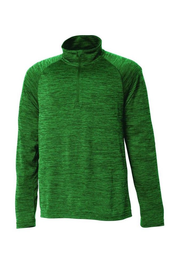 Apparel 8763 Youth Space Dye Performance Pullover-Forest-L