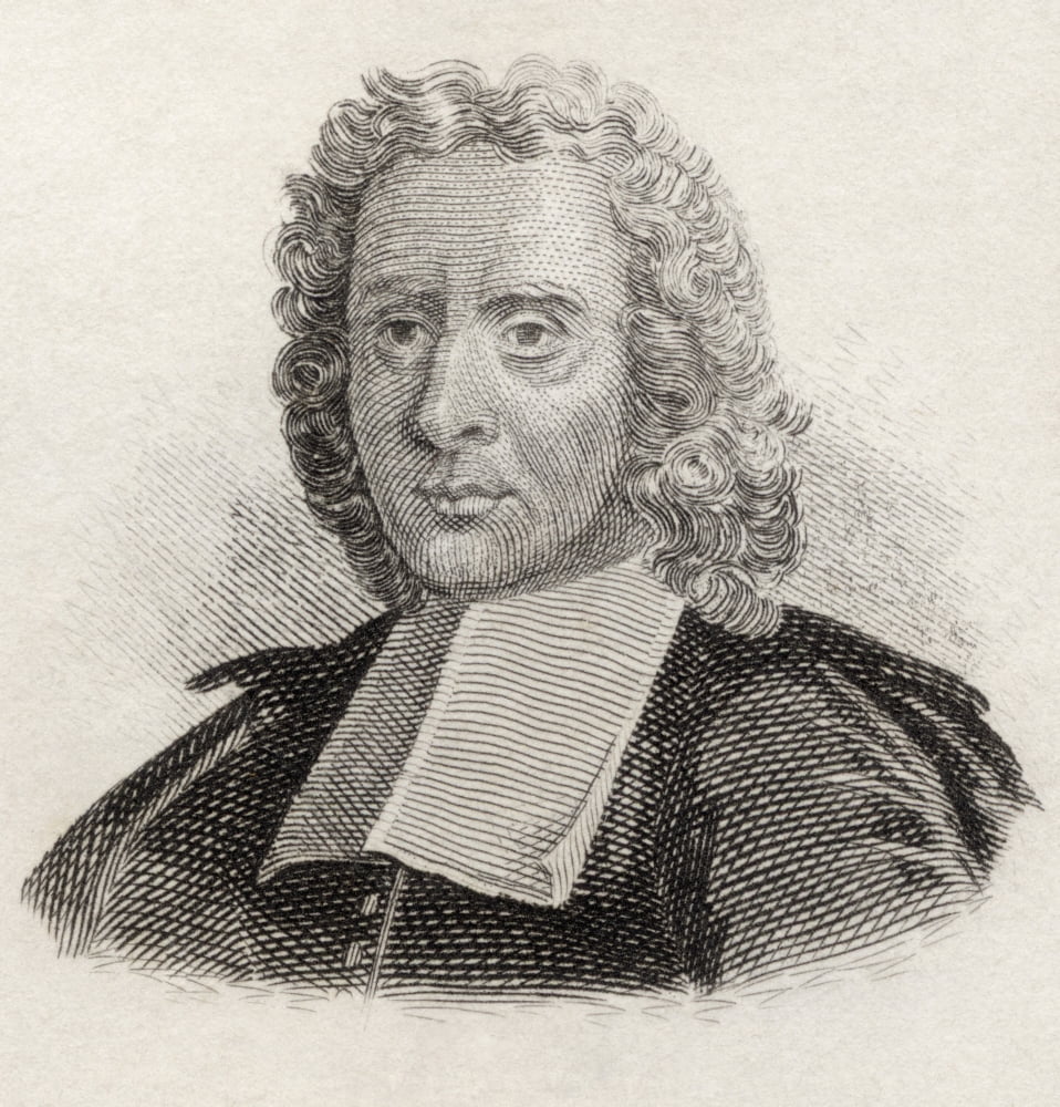 Charles Rollin 1661 To 1741 French Historian And Educator From Crabbes Historical Dictionary Published 1825 Canvas Art - Ken Welsh Design Pics (28 x 30)