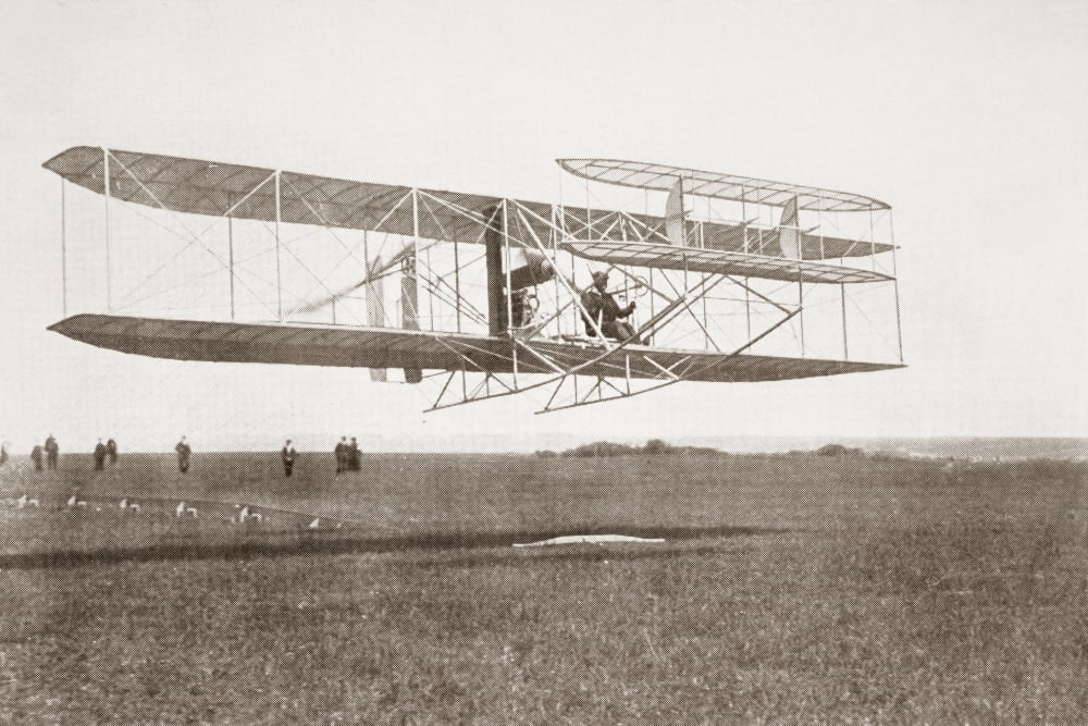 Charles Rolls Taking Off For His Non Stop Double Crossing Of The English Channel June 2Nd 1910 Charles Stewart Rolls 1877 Canvas Art - Ken Welsh Design Pics (19 x 12)