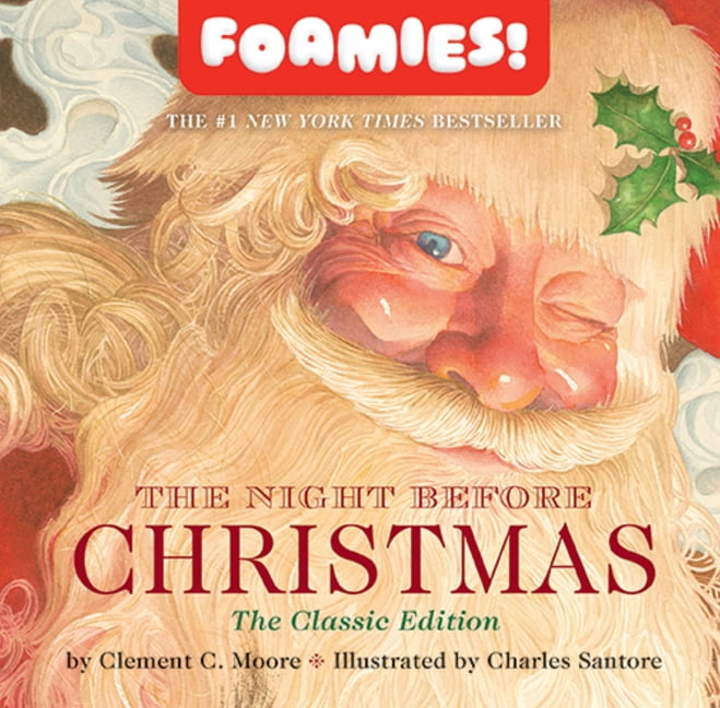 Charles Santore Children's Classics The Night Before Christmas Bath Book: Foamies, (Paperback)