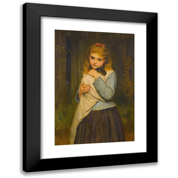 Charles Sillem Lidderdale 11x14 Black Modern Framed Museum Art Print Titled - A Foster Mother (1884)