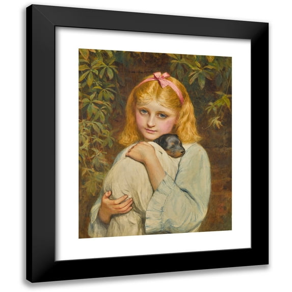 Charles Sillem Lidderdale 15x18 Black Modern Framed Museum Art Print Titled - The New Puppy