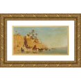 thumbnail image 1 of Charles Théodore Frère 24x14 Gold Ornate Framed and Double Matted Museum Art Print Titled - Manfalout (Haute Egypt), 1 of 4