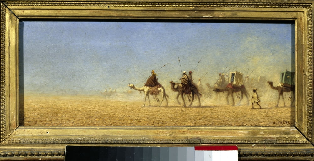 Charles Theodore Frere (1814-1888) French School Canvas Art - (24 x 18)