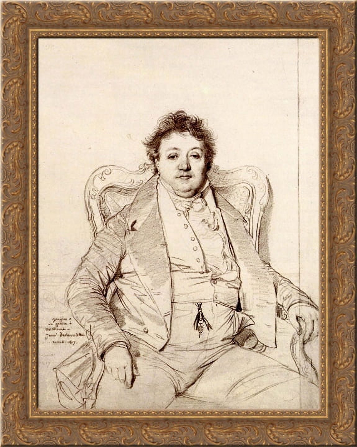 Charles Thevenin 24x20 Gold Ornate Wood Framed Canvas Art by Jean ...