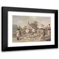 thumbnail image 1 of Charles Turner 18x14 Black Modern Framed Museum Art Print Titled - Backswords (1810), 1 of 5
