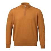 Charles Tyrwhitt mens   Merino Wool Zip Neck Sweater, xs
