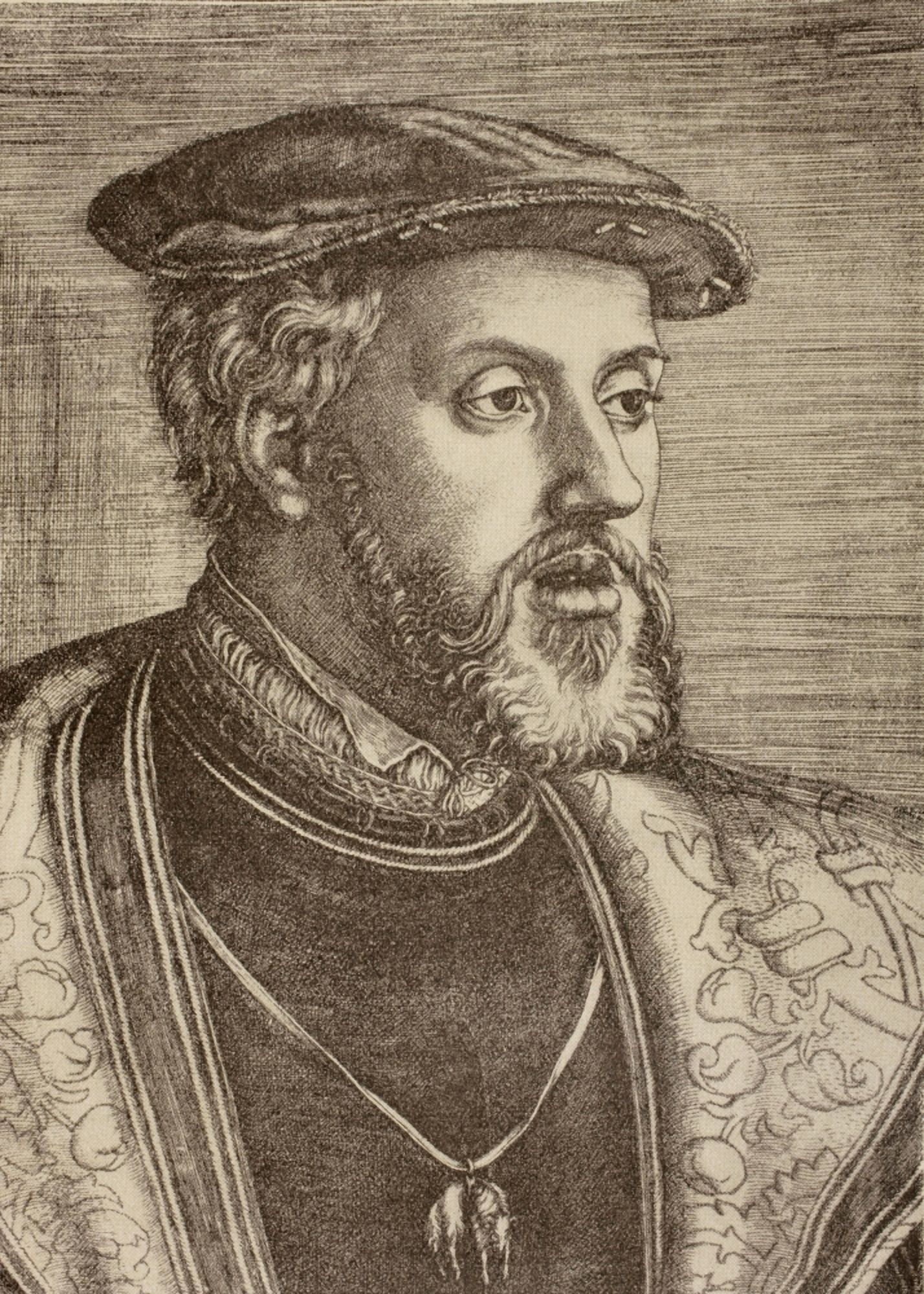 Charles V Born 1500 Died 1558 King Of Spain And Archduke Of Austria From Das Evangelium In Der Verfolgung By Bernhard Rogge Published 1920 Canvas Art - Ken Welsh  Design Pics (12 x 17)