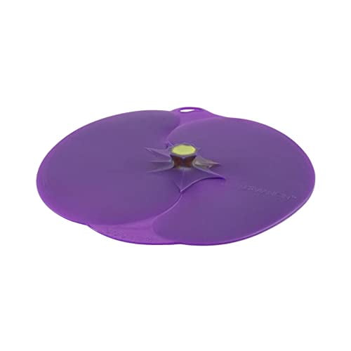 Charles Viancin 6406698 Lid Eggplant Sili Rnd,Purple 8", 8-Inch