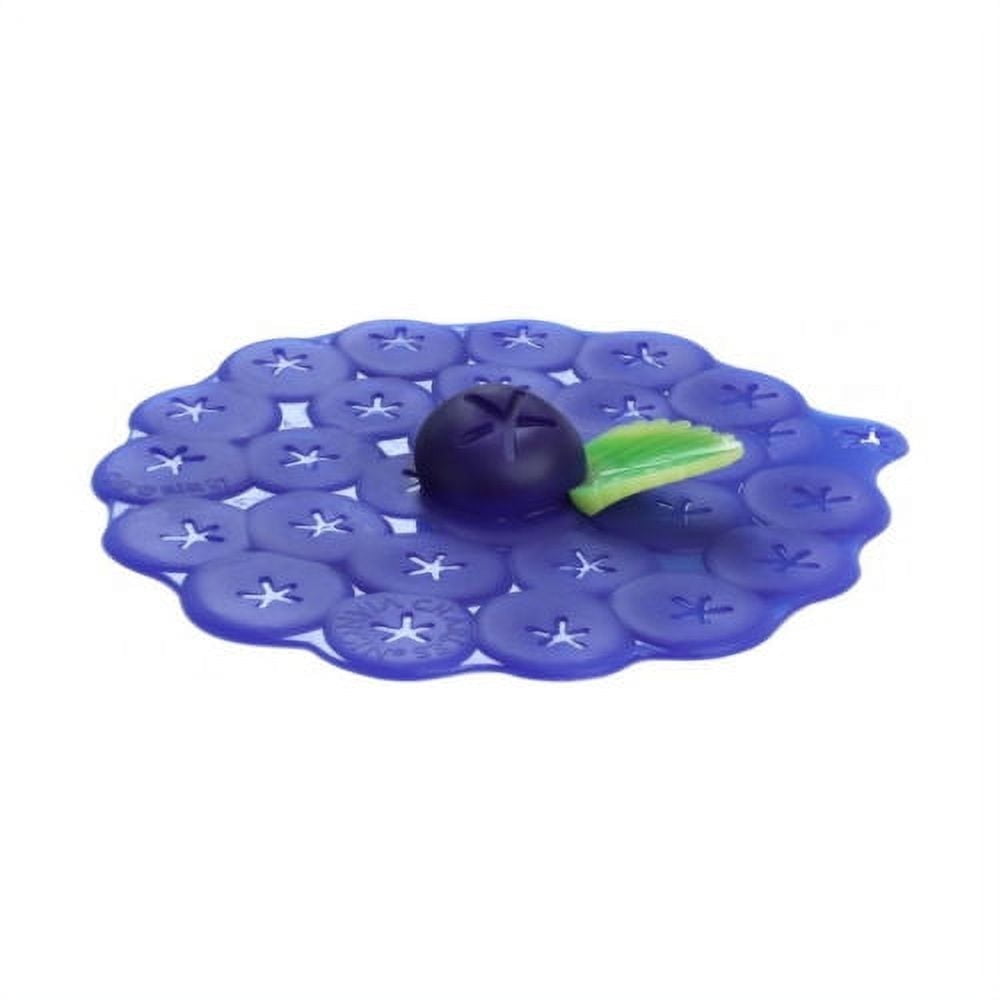 Charles Viancin Blueberry Silicone Lid for Food Storage, 6-inch