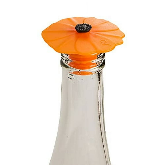 Charles Viancin Orange Tangerine Poppy Bottle Stopper