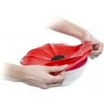 thumbnail image 1 of Charles Viancin Silicone Lid, Poppy Pop, 11', Red, The perfect blend of fun and functional, our lids work effectively on a wide variety of sizes,.., By Brand Charles Viancin, 1 of 4