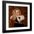thumbnail image 1 of Charles Victor Thirion 15x17 Black Modern Framed Museum Art Print Titled - Listening to the Sea Shell, 1 of 5