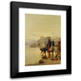 thumbnail image 1 of Charles Wilda 13x18 Black Modern Framed Museum Art Print Titled - Washingines in the Nil, 1 of 5