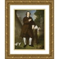thumbnail image 1 of Charles Willson Peale 11x14 Gold Ornate Wood Frame and Double Matted Museum Art Print Titled - John Beale Bordley (1770), 1 of 4