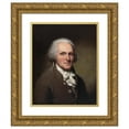 thumbnail image 1 of Charles Willson Peale 15x18 Gold Ornate Wood Frame and Double Matted Museum Art Print Titled - Charles Willson Peale Self-Portrait, 1 of 4