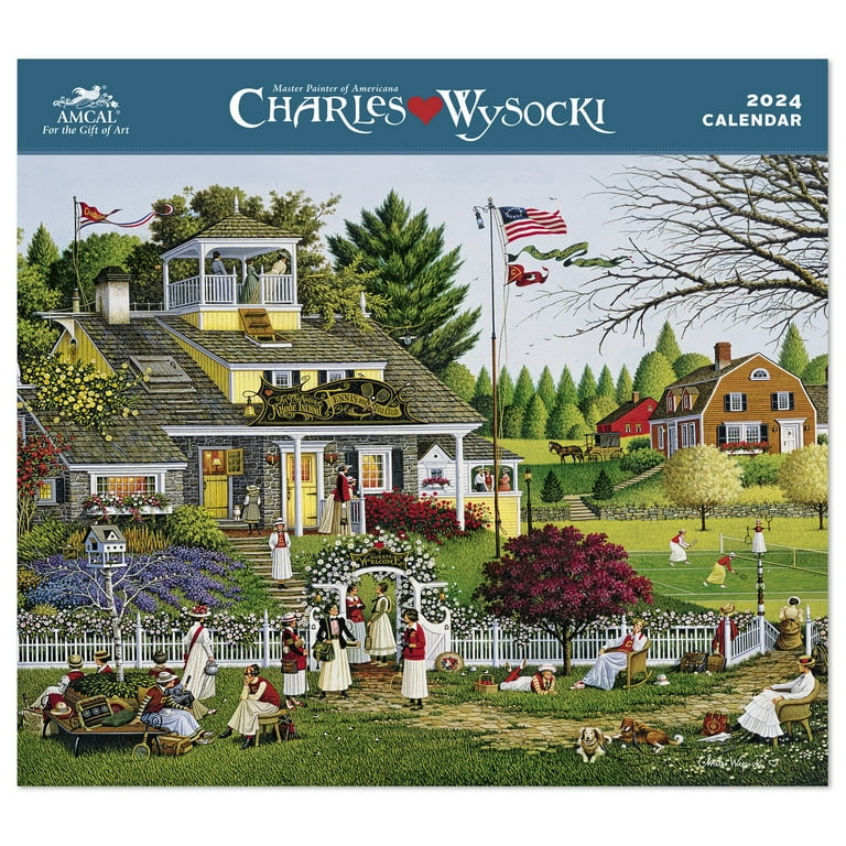 Charles Wysocki Americana Calendar 2025