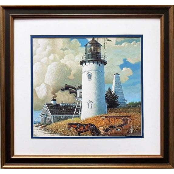 Charles Wysocki "Dream Shore" (detail) New CUSTOM FRAMED Art Generic