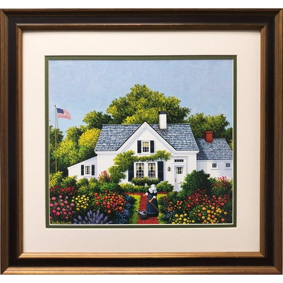 Charles Wysocki "Elizabeth's World" New CUSTOM FRAMED Art Generic