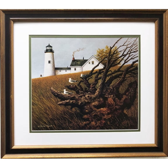 Charles Wysocki "Gnarled Viewpoint" New CUSTOM FRAMED Art Generic