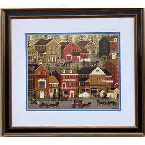 Charles Wysocki "Lilac Point Glen" New CUSTOM FRAMED Art Americana Generic