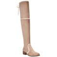 thumbnail image 1 of Womens Charles by Charles David Gunter Over The Knee Back Bow Boots, Dark Taupe, 1 of 5
