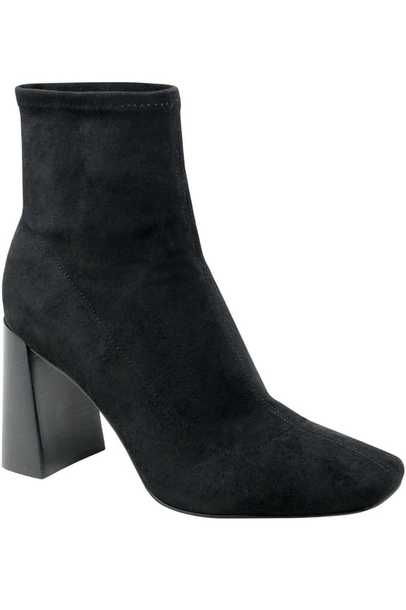 Women's Turmoil Microsuede Stacked Block Heel Bootie