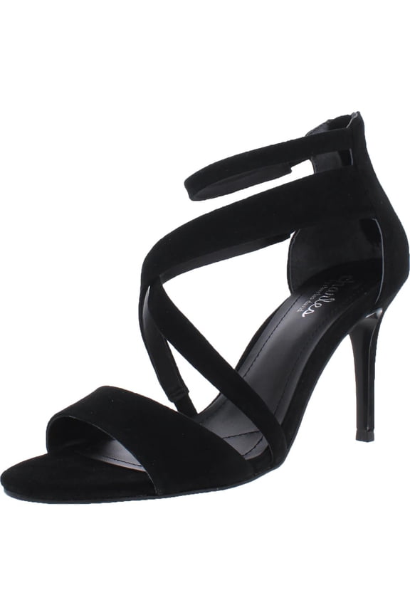 by Charles David Womens Leather Evening Sandals Black 10 Medium (B,M)