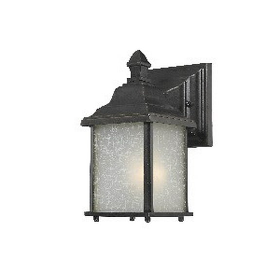 Charleston 9" H Outdoor Wall Lantern in Black