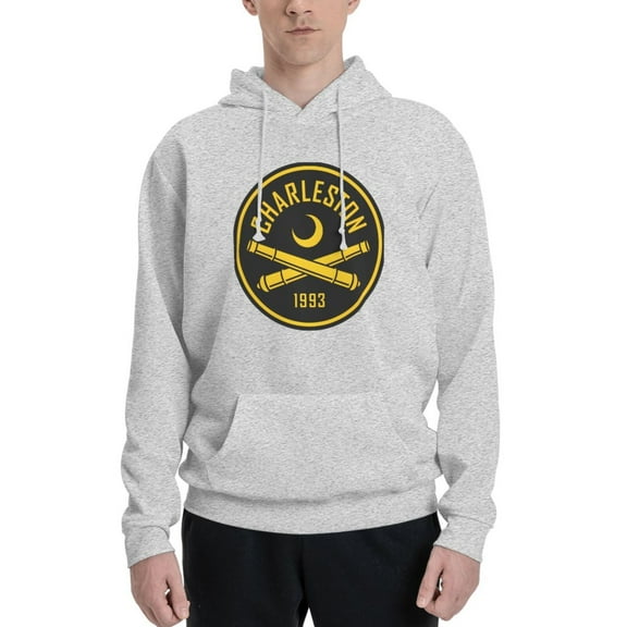 Charleston Battery Men Fleece Hoodie Casual Pullover Sweatshirt With Kangaroo Pocket