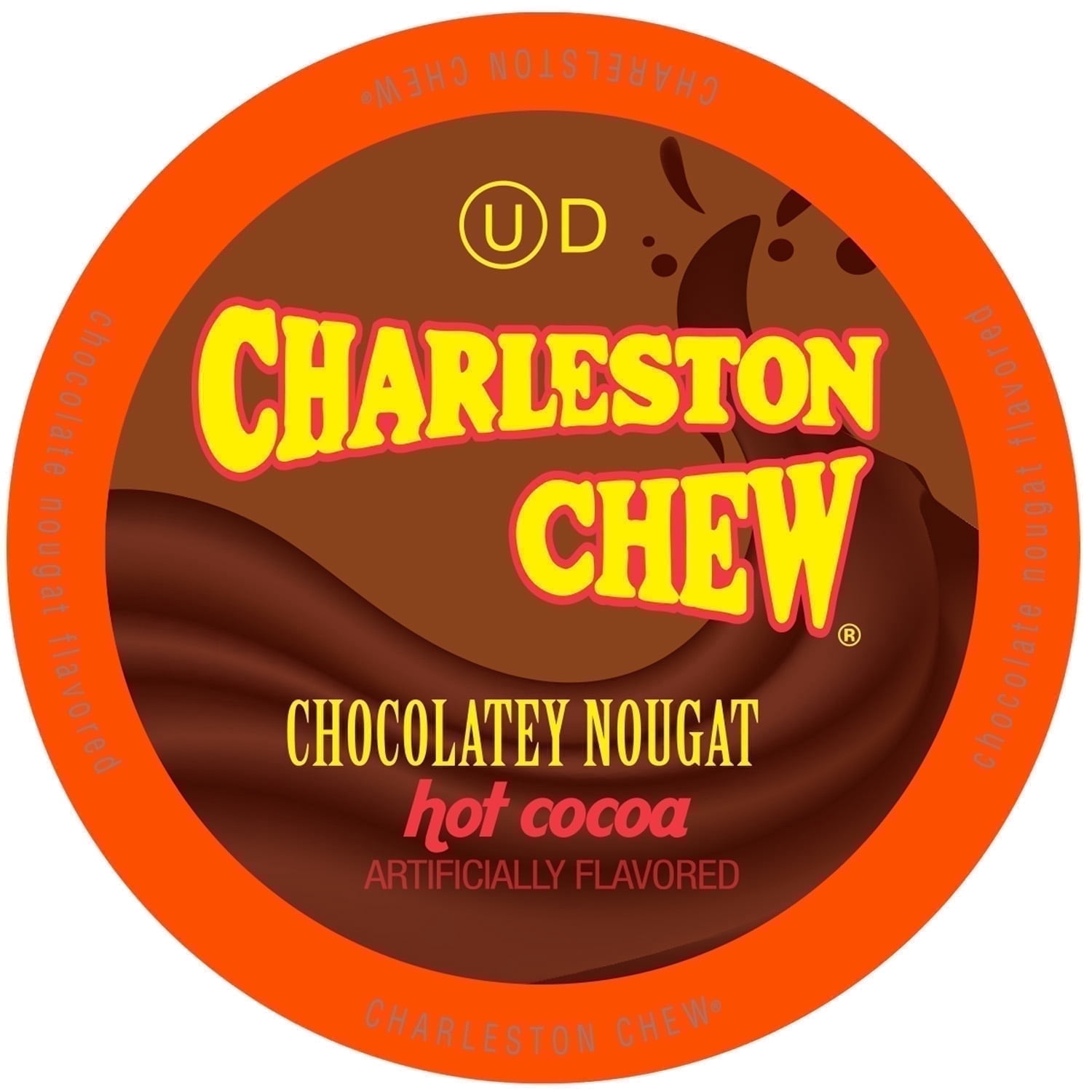 Charleston Chew Chocolate Nougat Hot Chocolate Cocoa Pods for Single-Serve Coffee Brewers, 40-Pack