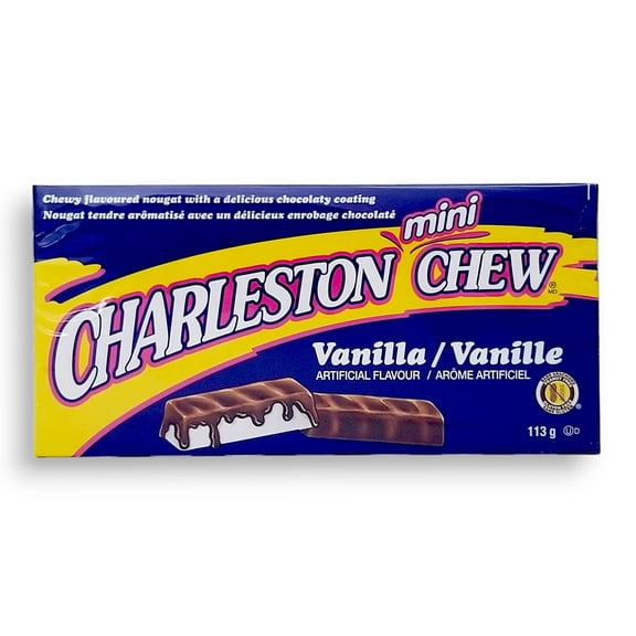 Charleston Chew Mini Vanilla Nougat Milk Chocolate Chews, 113g/4 oz. Box