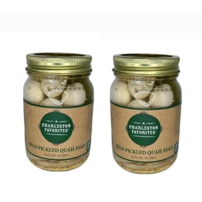 Charleston Favorites Mild Pickled Quail Eggs, 2 Pack