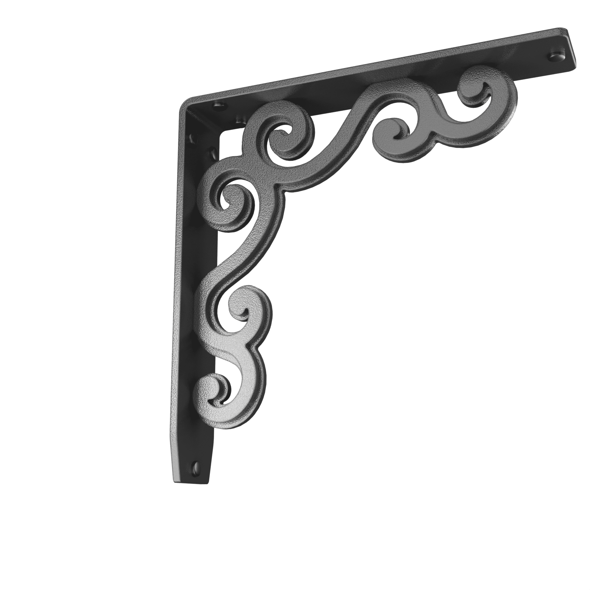 Charleston Heavy Duty Steel Fireplace Mantel Brackets Floating Shelf - 10" x 10" x 2"