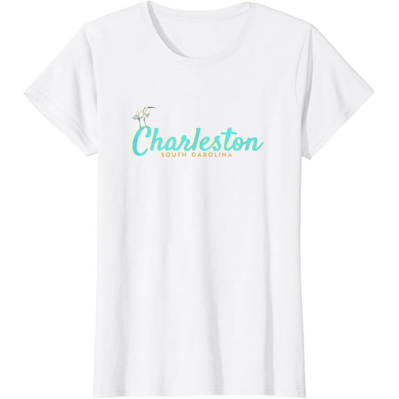 Charleston SC T-Shirt, South Carolina Egret Tee
