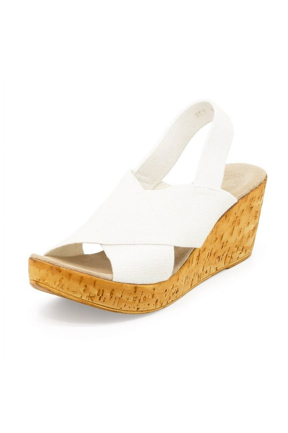 Charleston Shoe Co. MED Casual, Faux-Cork, Machine Washable Wedge